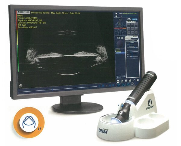 KEELER ACCUTOME UBM PLUS WITH LAPTOP